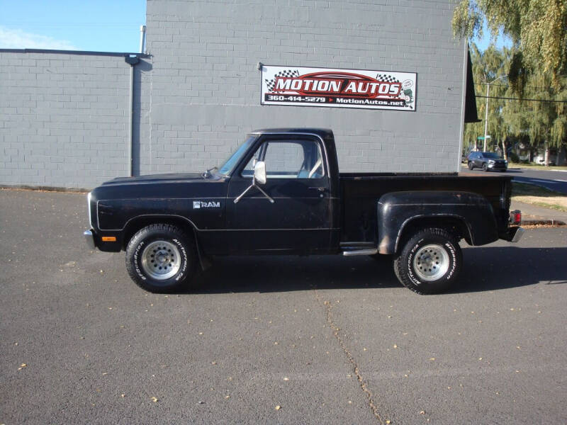 1983 Dodge RAM 150 for sale at Motion Autos in Longview WA