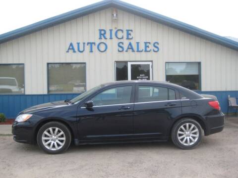 2011 Chrysler 200 for sale at Rice Auto Sales in Rice MN