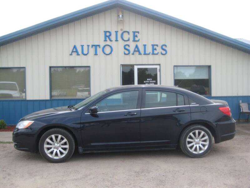 2011 Chrysler 200 for sale at Rice Auto Sales in Rice MN