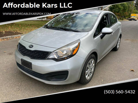 2013 Kia Rio for sale at Affordable Kars LLC in Portland OR