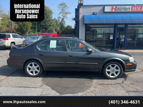 2001 Nissan Maxima for sale at International Horsepower Auto Sales in Warwick RI