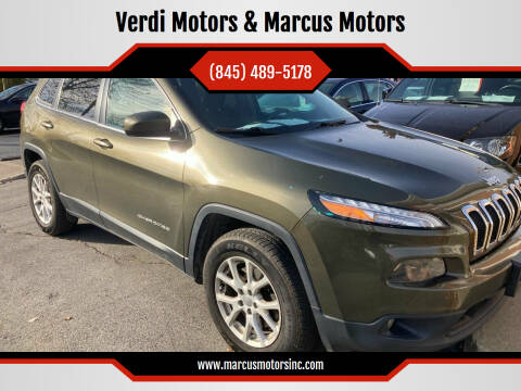 2016 Jeep Cherokee for sale at Verdi Motors & Marcus Motors in Pleasant Valley NY