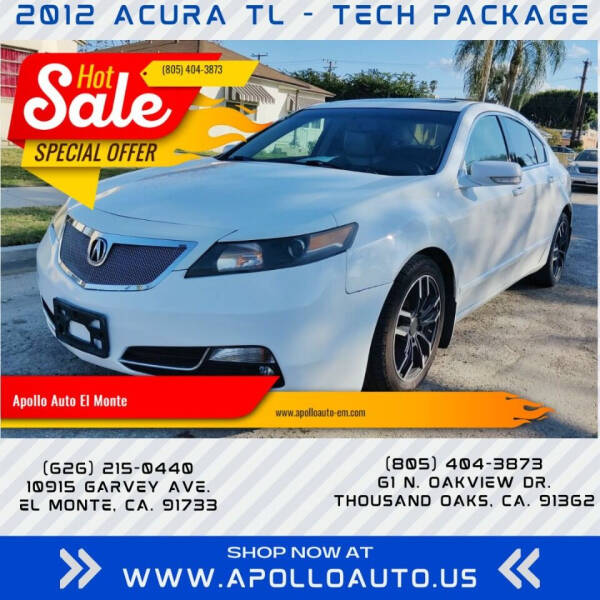 2012 Acura TL for sale at Apollo Auto Thousand Oaks in El Monte CA