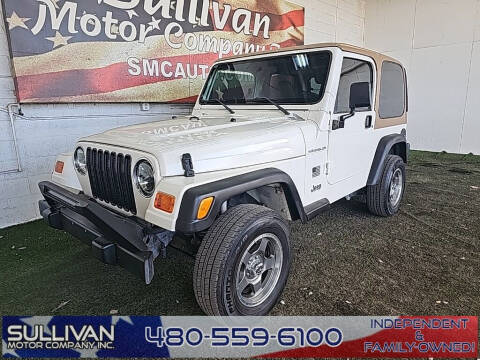 2001 Jeep Wrangler for sale at TrucksForWork.net in Mesa AZ