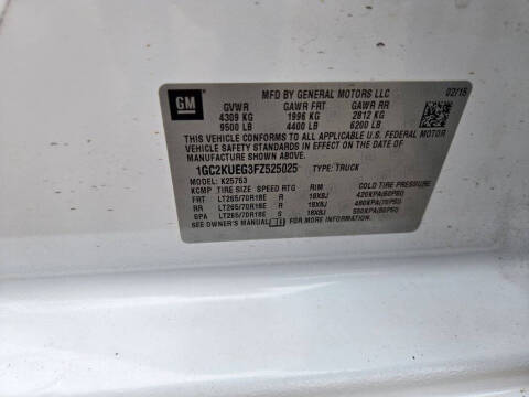 2015 Chevrolet Silverado 2500HD