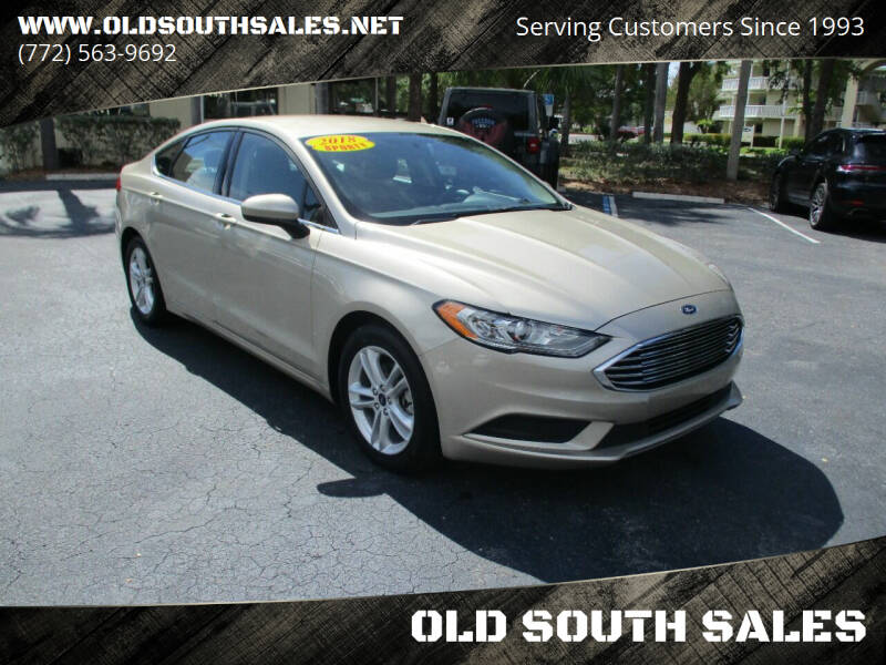 2018 Ford Fusion for sale at OLD SOUTH SALES in Vero Beach FL