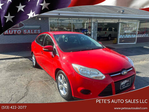 2014 Ford Focus for sale at PETE'S AUTO SALES LLC - Middletown in Middletown OH