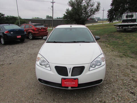 2008 Pontiac G6 for sale at WHEELER AUTOMOTIVE in Fort Calhoun NE