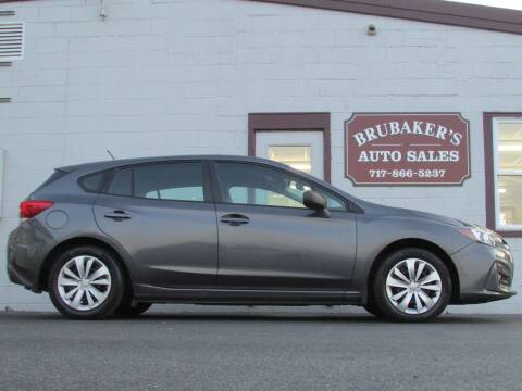 2018 Subaru Impreza for sale at Brubakers Auto Sales in Myerstown PA