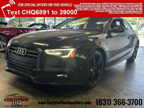 2016 Audi A5 for sale at CERTIFIED HEADQUARTERS in Saint James NY