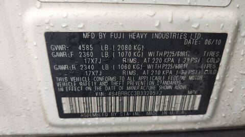 2011 Subaru Outback 2.5i Premium