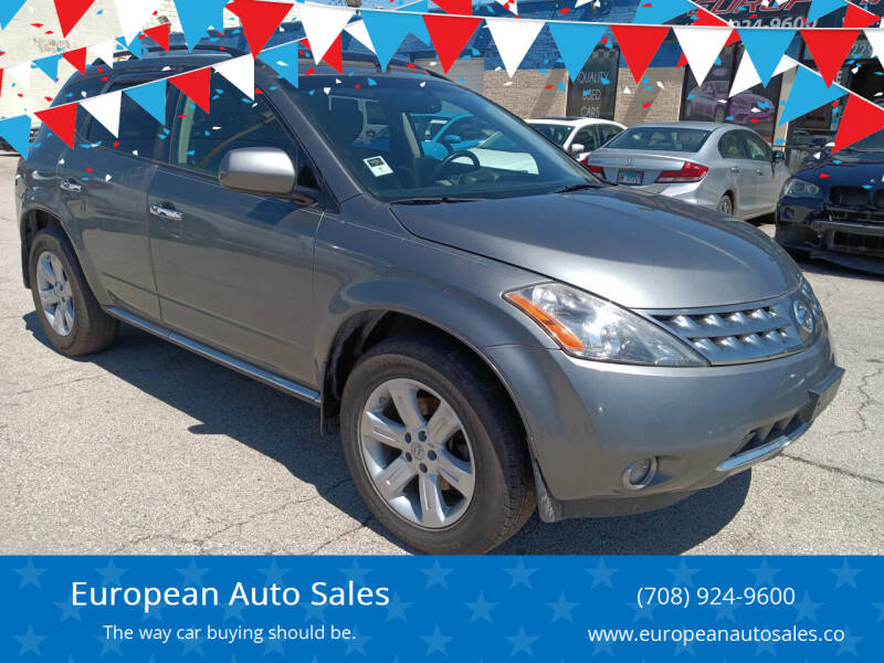 2007 Nissan Murano for sale at European Auto Sales in Bridgeview IL