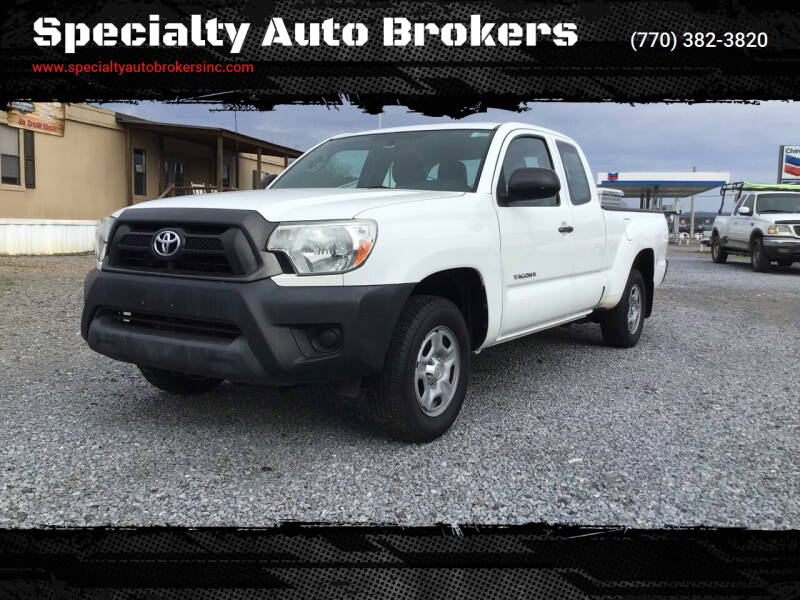 2013 Toyota Tacoma for sale at Specialty Auto Brokers in Cartersville GA