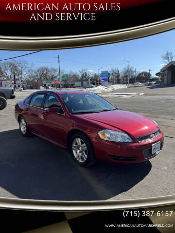 2015 Chevrolet Impala Limited for sale at AMERICAN AUTO SALES AND SERVICE in Marshfield WI