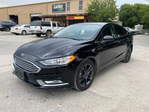 2018 Ford Fusion for sale at LUCKOR AUTO in San Antonio TX