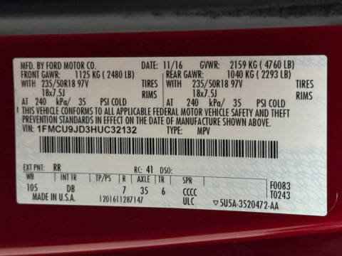 2017 Ford Escape Titanium