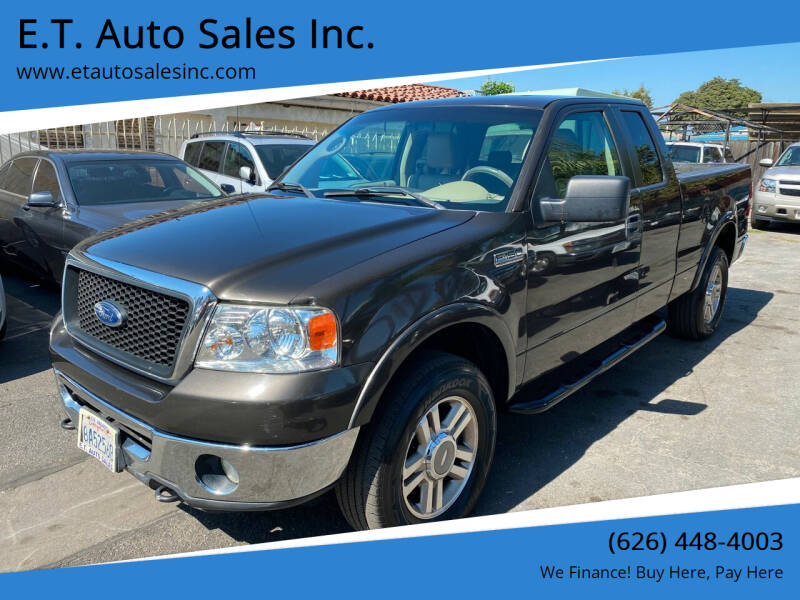 2006 Ford F-150 for sale at E.T. Auto Sales Inc. in El Monte CA