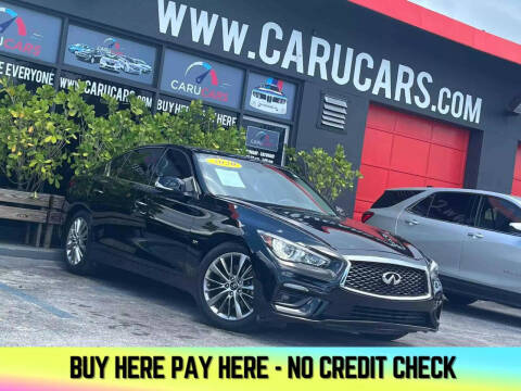 2020 Infiniti Q50 for sale at CARUCARS LLC in Miami FL