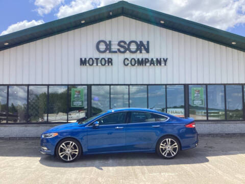 2017 Ford Fusion for sale at Olson Motor Company in Morris MN