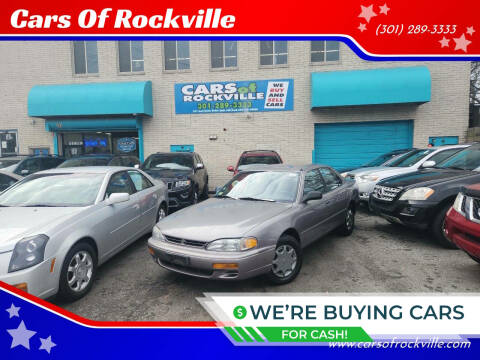 1996 Toyota Camry for sale at Cars Of Rockville in Rockville MD