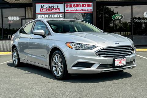 2017 Ford Fusion Hybrid for sale at Michaels Auto Plaza in East Greenbush NY