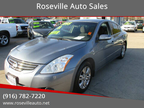 2011 Nissan Altima for sale at Roseville Auto Sales in Roseville CA