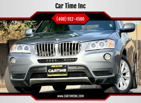 2012 BMW X3 for sale at Car Time Inc in San Jose CA