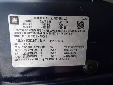 2014 Chevrolet Express 3500