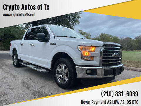 2015 Ford F-150 for sale at Crypto Autos of Tx in San Antonio TX
