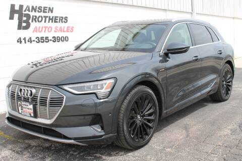 2019 Audi e-tron for sale at HANSEN BROTHERS AUTO SALES in Milwaukee WI