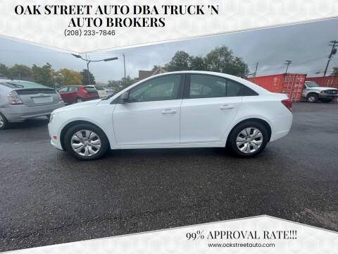 2014 Chevrolet Cruze for sale at Oak Street Auto DBA Truck 'N Auto Brokers in Pocatello ID