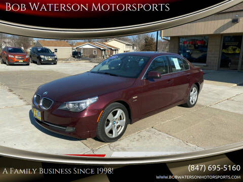 2010 BMW 5 Series for sale at Bob Waterson Motorsports in South Elgin IL