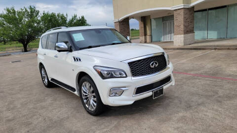 2017 Infiniti QX80 for sale at America's Auto Financial in Houston TX