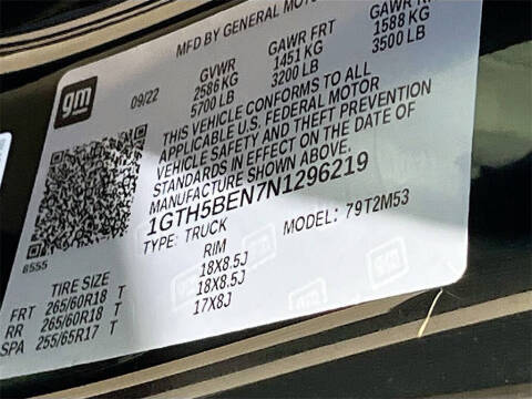 2022 GMC Canyon Elevation Standard