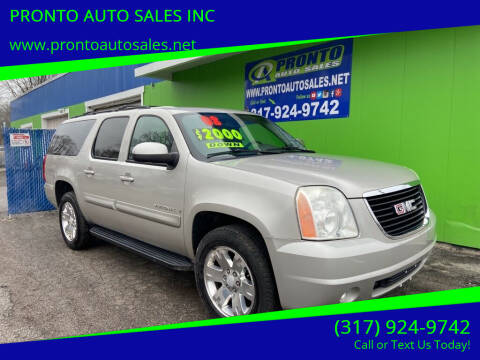 2008 GMC Yukon XL for sale at PRONTO AUTO SALES INC in Indianapolis IN