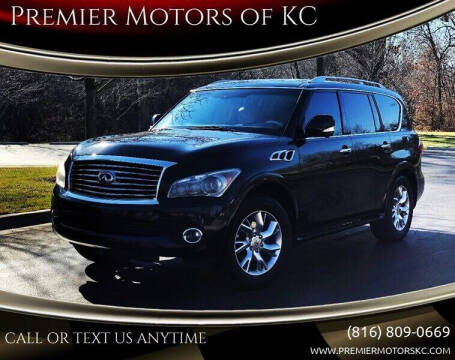 2012 Infiniti QX56 for sale at Premier Motors of KC in Kansas City MO