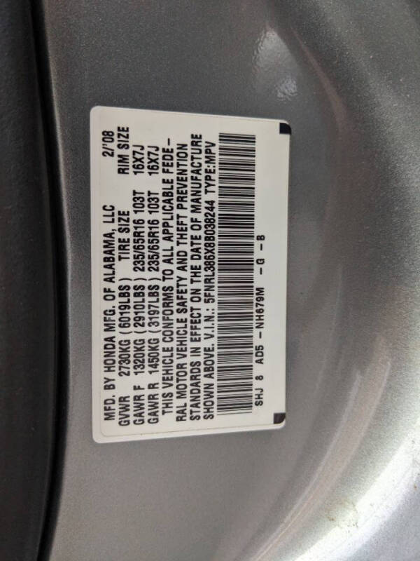 2008 Honda Odyssey EX-L