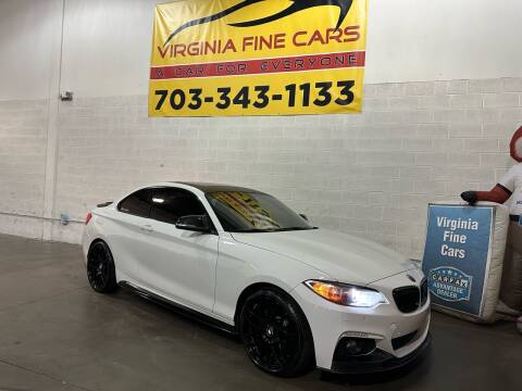 2016 BMW 2 Series for sale at Virginia Fine Cars in Chantilly VA