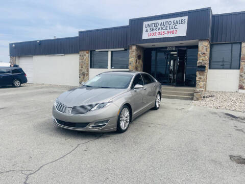 2016 Lincoln MKZ for sale at United Auto Sales and Service in Louisville KY