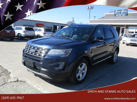2016 Ford Explorer for sale at Smith and Stanke Auto Sales in Sturgis MI