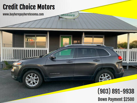 2014 Jeep Cherokee for sale at Credit Choice Motors in Sherman TX