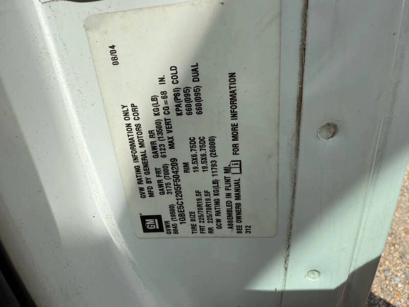 2005 Chevrolet Kodiak C5500