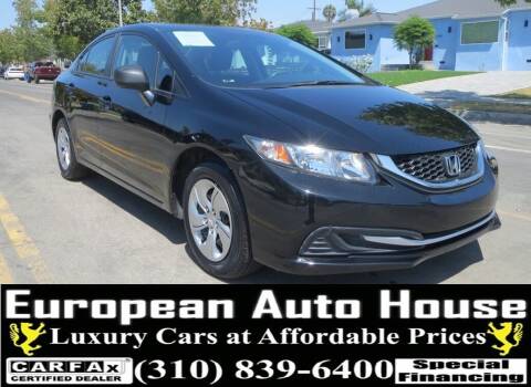 2015 Honda Civic for sale at European Auto House in Los Angeles CA