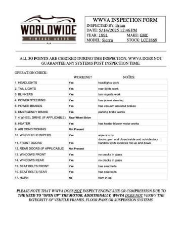 1991 GMC Sierra 1500