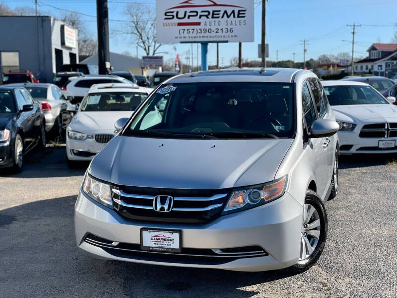2014 Honda Odyssey for sale at Supreme Auto Sales in Chesapeake VA