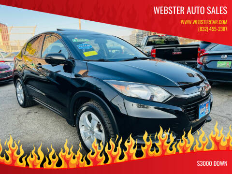 2016 Honda HR-V for sale at Webster Auto Sales in Somerville MA