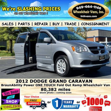 2012 Dodge Grand Caravan for sale at Wheelchair Vans Inc in Laguna Hills CA