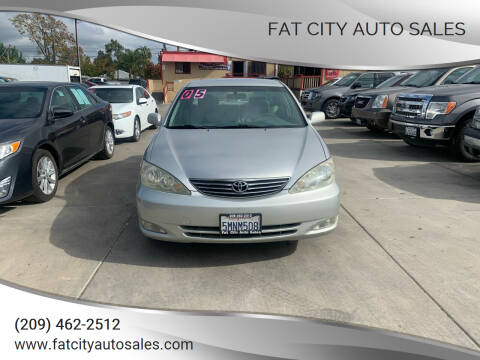 2005 Toyota Camry for sale at Fat City Auto Sales in Stockton CA