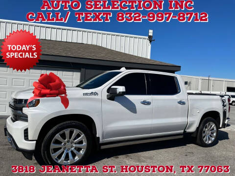 2019 Chevrolet Silverado 1500 for sale at Auto Selection Inc. in Houston TX
