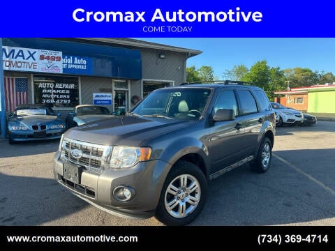 2011 Ford Escape for sale at Cromax Automotive in Ann Arbor MI